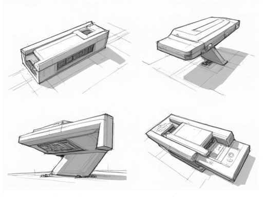 Conceptual design phase with sketches