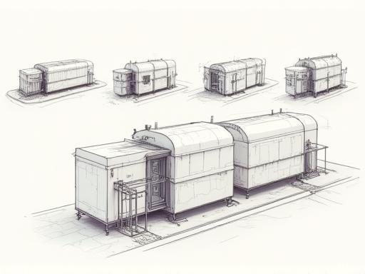 Industrial design process illustration