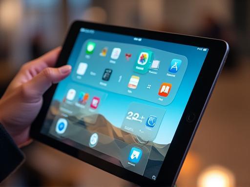 User interface design on a tablet